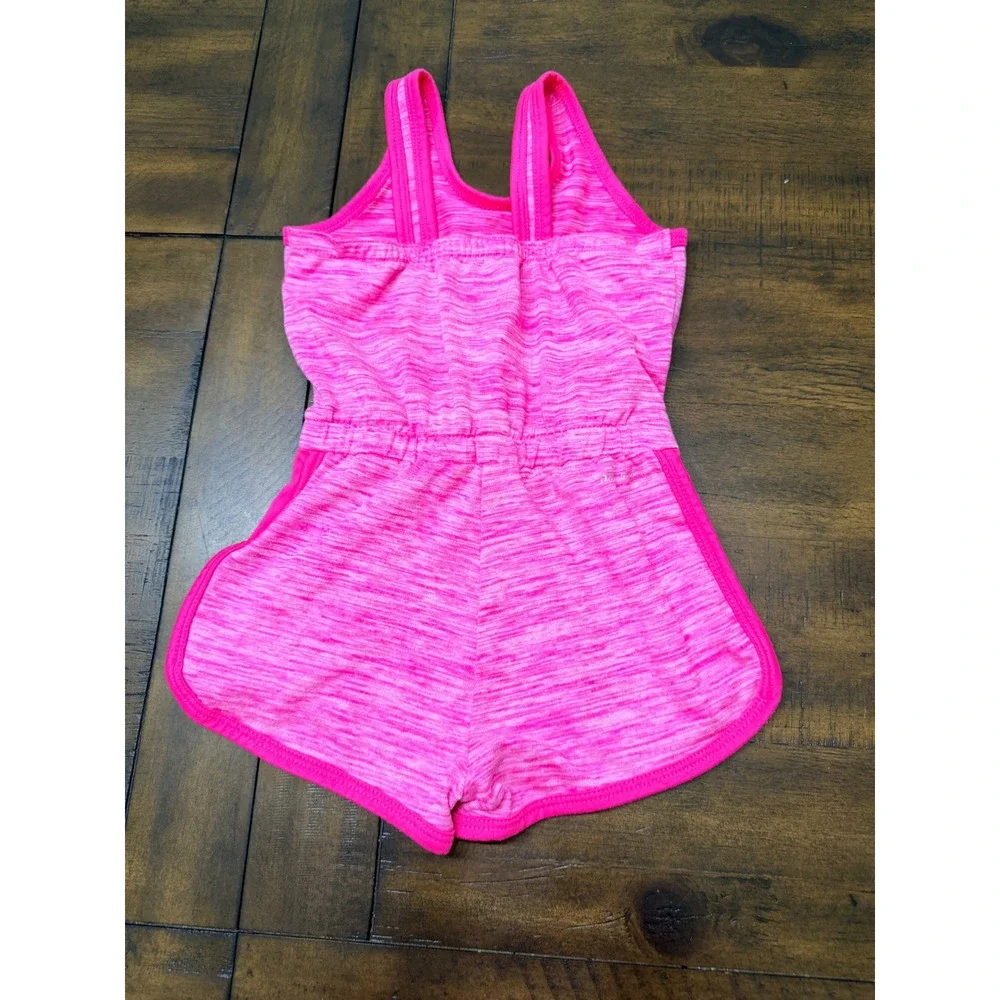 Nike Girls Pink Dri-FIT Space Dye Romper Sleeveless One Piece 18M 80-85cm